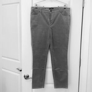 Talbots Charcoal Corduroy Trousers